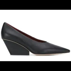 Camper Lab Juanita Black Leather Pump - EU 40